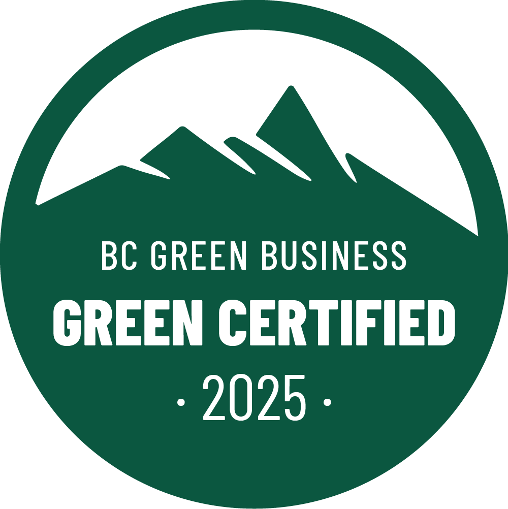 We're BC Green Business Certified!