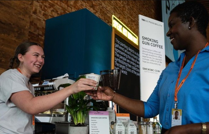 Smoking Gun Coffee at TED 2023 Vancouver Conference