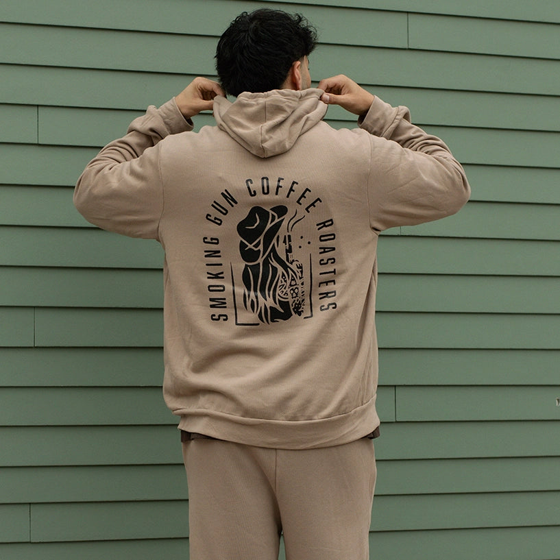 Fleece Zip Hoodie | Tan