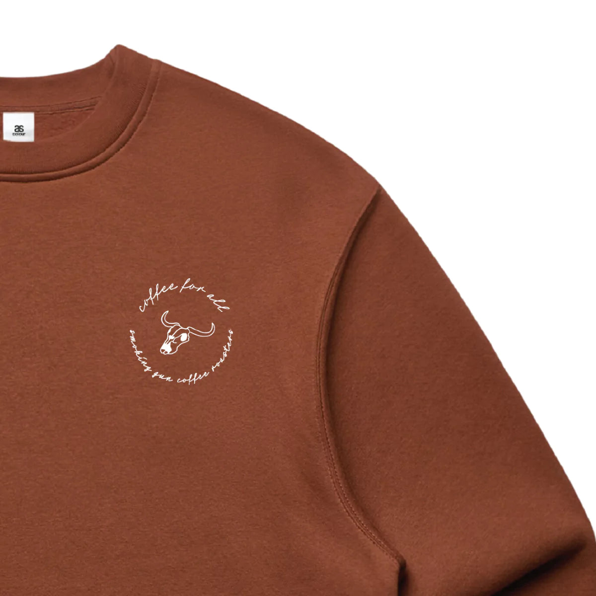 "Coffee For All" | Embroidered Crew