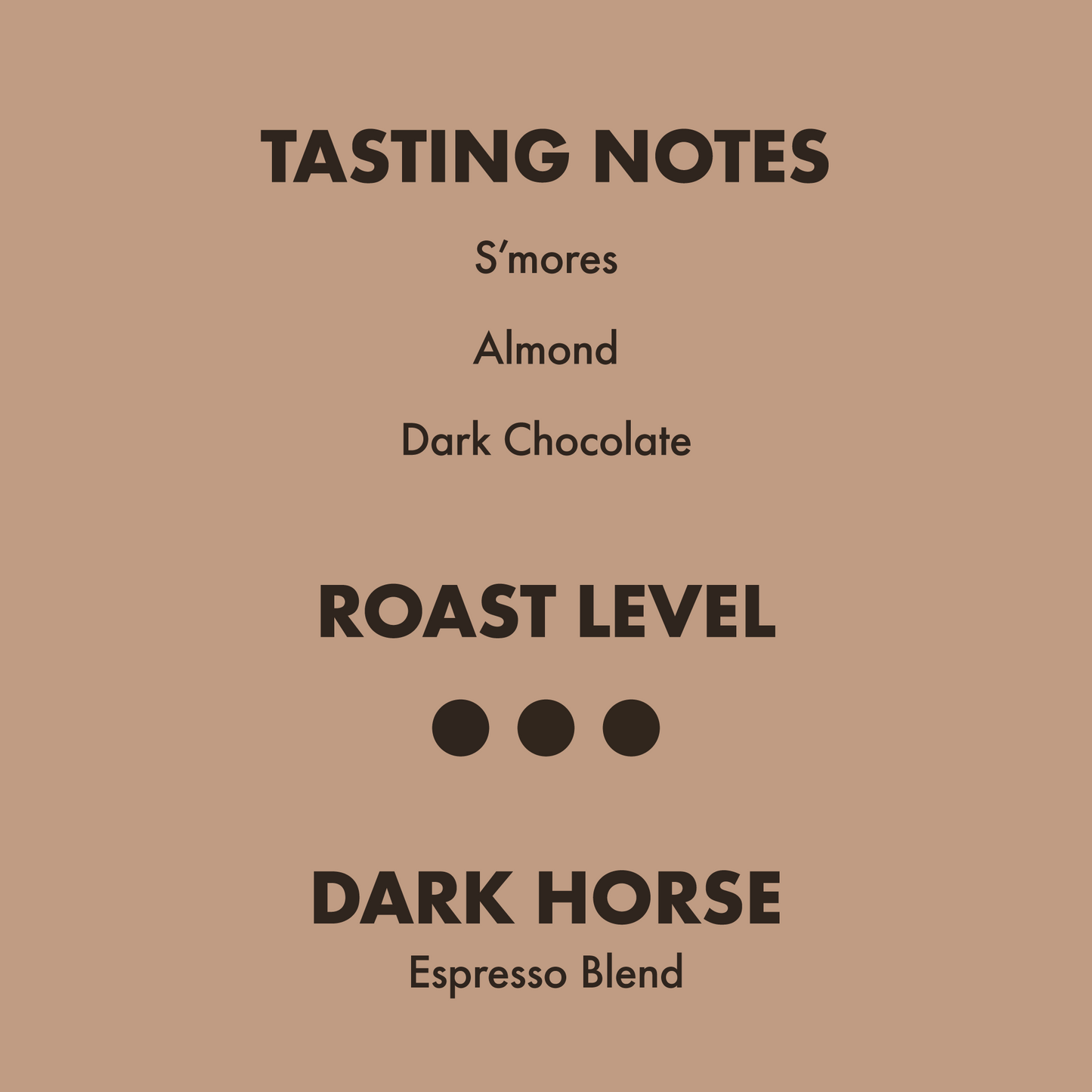 Dark Horse Espresso Blend