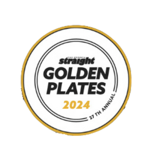 Golden Plates 2024 Best Coffee Roaster award graphic