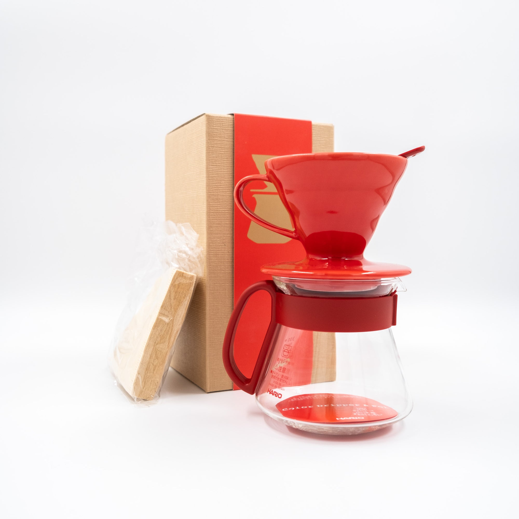 Hario Ceramic Brewer Kit | Limited Edition Red