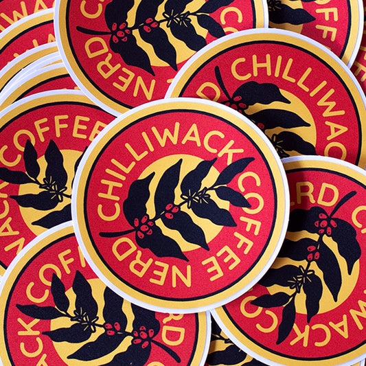 Chilliwack Coffee Nerd | Die Cut Sticker