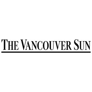 Logo of The Vancouver Sun on a white background