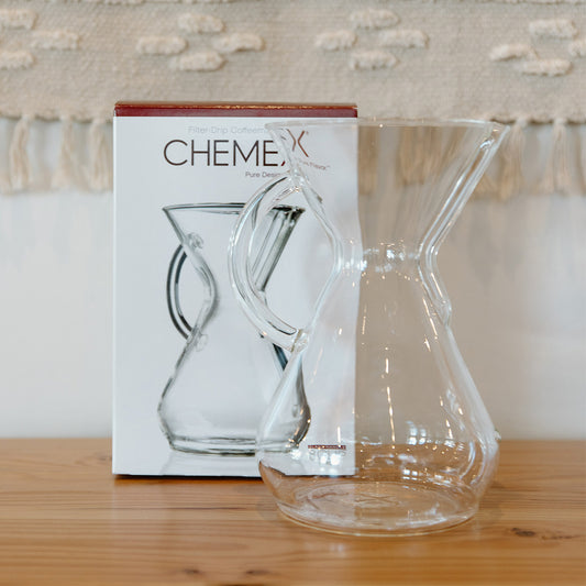 CHEMEX 8 Cup Glass Handle